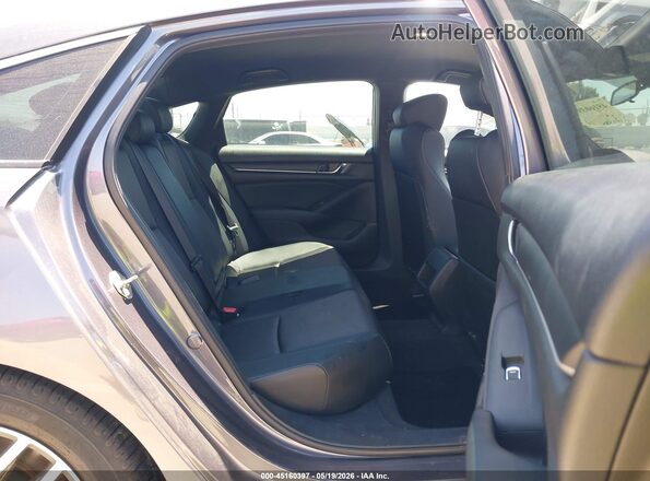 1HGCV1F35JA263992 2018 HONDA ACCORD Gray VIN կոդի պիտակի տեսք