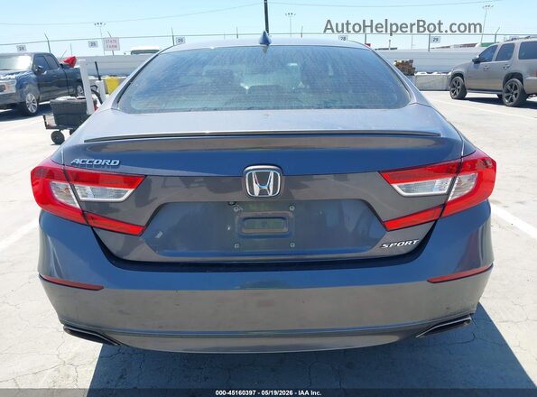 1HGCV1F35JA263992 2018 HONDA ACCORD Gray 