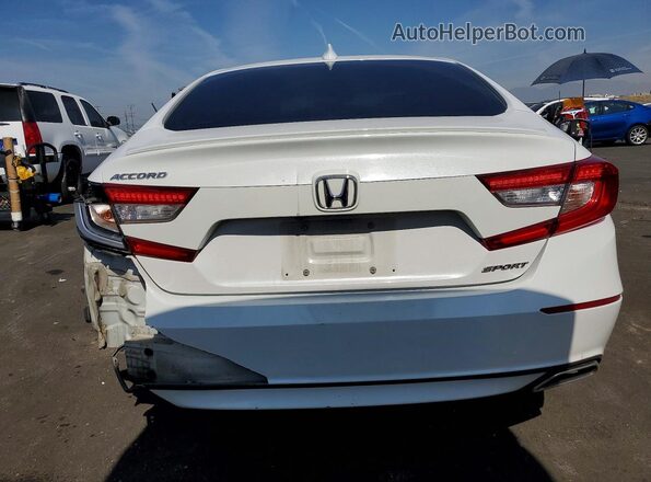 1HGCV1F35KA067021 2019 HONDA ACCORD Белый 