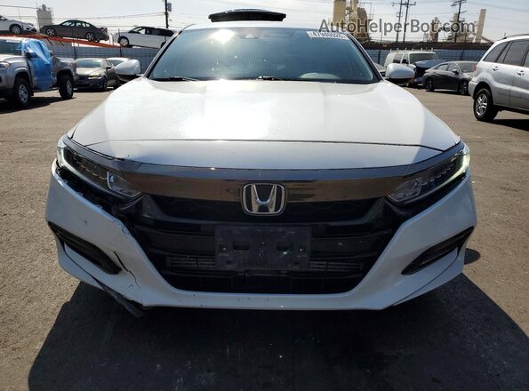 1HGCV1F35KA067021 2019 HONDA ACCORD Белый 