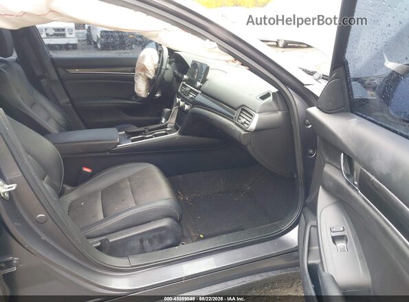 1HGCV1F35KA082070 2019 HONDA ACCORD Gray Vista interior delantera