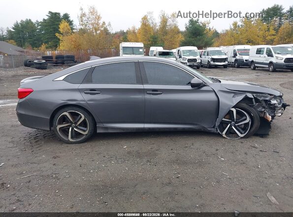 1HGCV1F35KA082070 2019 HONDA ACCORD Gray Vista interior de 360 grados