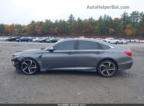 1HGCV1F35KA082070 2019 HONDA ACCORD Gray 