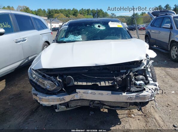 1HGCV1F35KA118890 2019 HONDA ACCORD White Вид щитка приладів