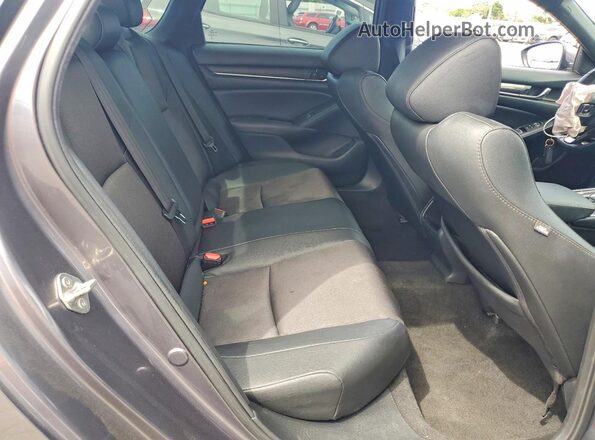 1HGCV1F35KA119120 2019 HONDA ACCORD Charcoal Вид задніх сидінь