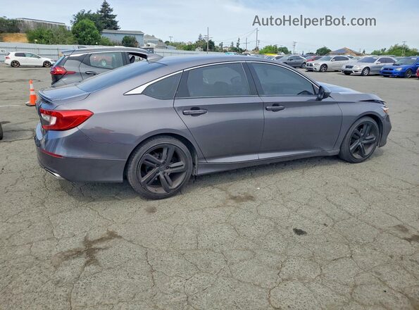 1HGCV1F35KA119120 2019 HONDA ACCORD Charcoal Задня права чверть