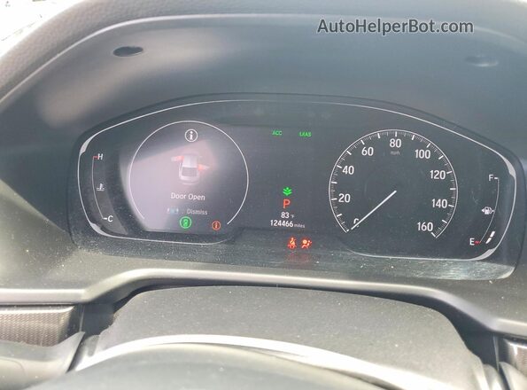 1HGCV1F35KA119120 2019 HONDA ACCORD Charcoal Вид щитка приладів