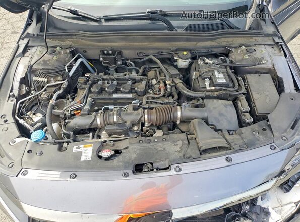 1HGCV1F35KA119120 2019 HONDA ACCORD Charcoal Вид задньої частини салону