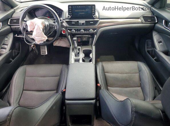 1HGCV1F35KA119120 2019 HONDA ACCORD Charcoal Вид панелі приладів