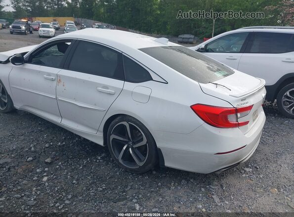 1HGCV1F35KA162002 2019 HONDA ACCORD White Հետևի ձախ