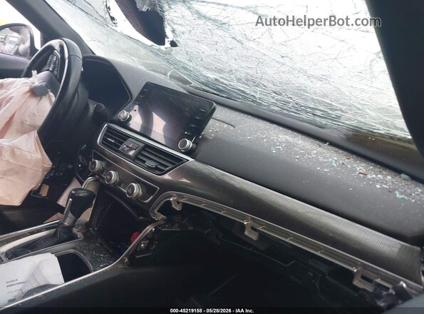 1HGCV1F35KA162002 2019 HONDA ACCORD White Սալոնի դիմացի տեսք
