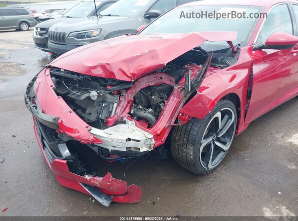 1HGCV1F35LA046221 2020 HONDA ACCORD Red Դիմացի տեսք