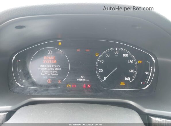 1HGCV1F35LA046221 2020 HONDA ACCORD Red Հետևի նստատեղերի տեսք