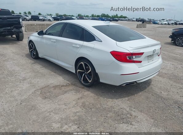 1HGCV1F35LA067649 2020 HONDA ACCORD White Rear left