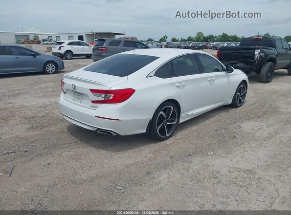 1HGCV1F35LA067649 2020 HONDA ACCORD White Rear right