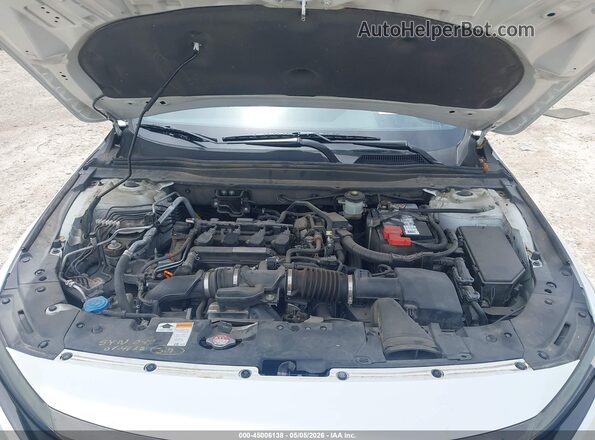 1HGCV1F35LA067649 2020 HONDA ACCORD White Rear view