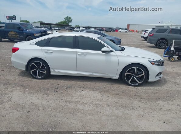 1HGCV1F35LA067649 2020 HONDA ACCORD White Rear interior view
