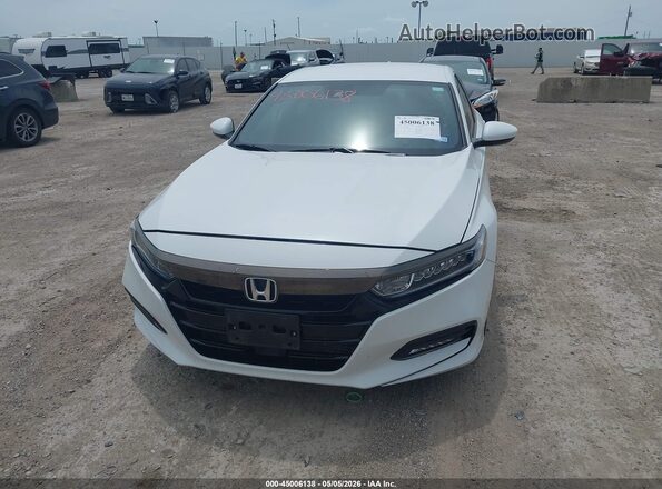 1HGCV1F35LA067649 2020 HONDA ACCORD White Instrument cluster view