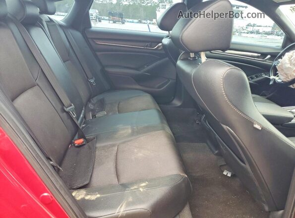 1HGCV1F35LA097430 2020 HONDA ACCORD Red Հետևի նստատեղերի տեսք