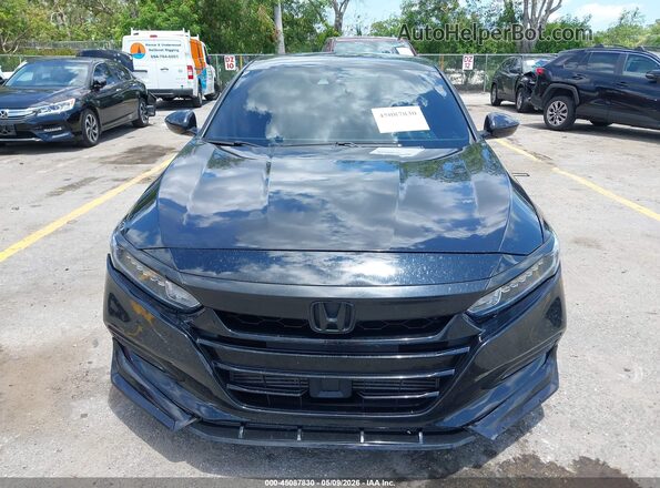 1HGCV1F35LA146707 2020 HONDA ACCORD Black Vista frontal