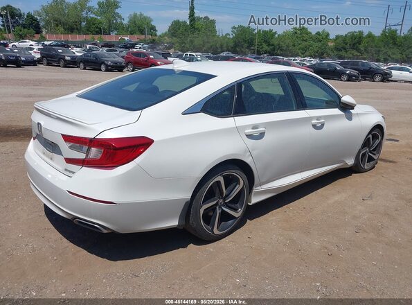 1HGCV1F35LA155181 2020 HONDA ACCORD Белый Задняя правая четверть