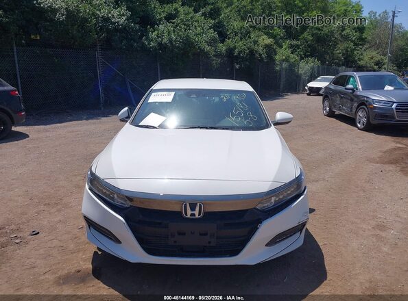 1HGCV1F35LA155181 2020 HONDA ACCORD Белый Вид спереди