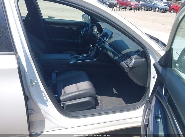 1HGCV1F35LA155181 2020 HONDA ACCORD Белый Вид салона спереди