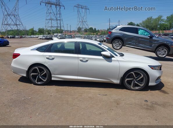 1HGCV1F35LA155181 2020 HONDA ACCORD Белый Вид щитка приборов