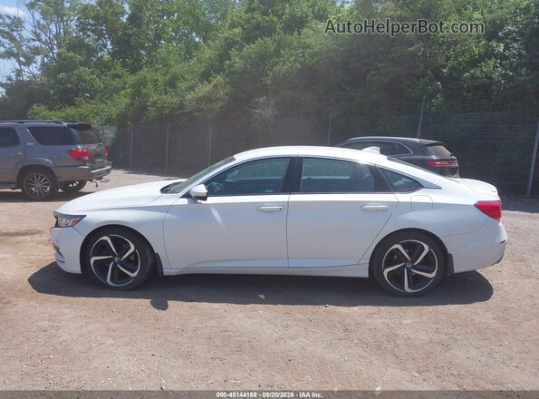 1HGCV1F35LA155181 2020 HONDA ACCORD Белый Вид задней части салона