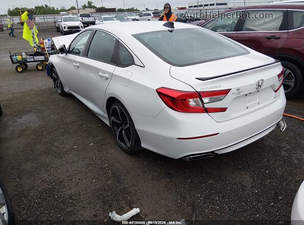 1HGCV1F35MA096912 2021 HONDA ACCORD White Հետևի ձախ