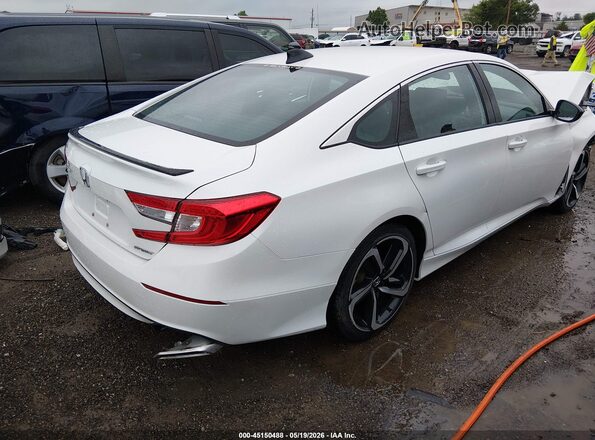 1HGCV1F35MA096912 2021 HONDA ACCORD White Հետևի աջ