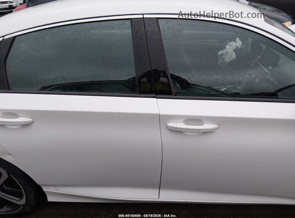1HGCV1F35MA096912 2021 HONDA ACCORD White Սալոնի հետևի տեսք