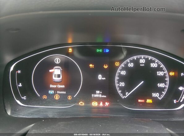 1HGCV1F35MA096912 2021 HONDA ACCORD White Հետևի նստատեղերի տեսք