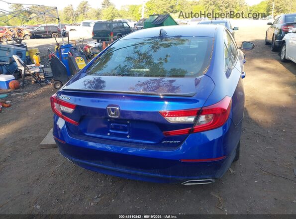 1HGCV1F35MA112672 2021 HONDA ACCORD Blue 