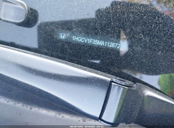 1HGCV1F35MA112672 2021 HONDA ACCORD Blue 