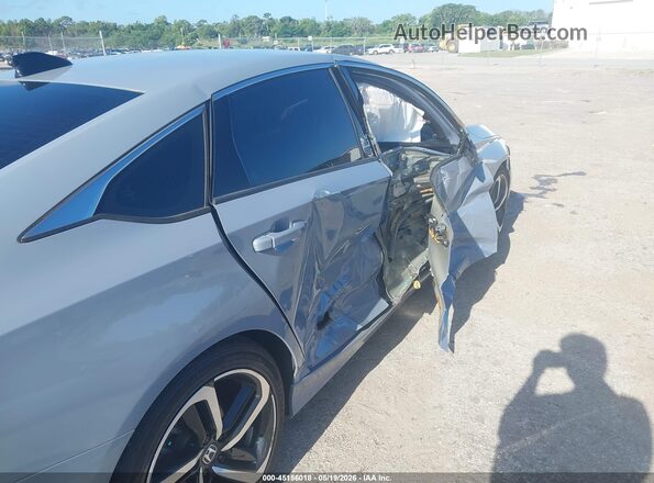 1HGCV1F35NA088326 2022 HONDA ACCORD Gray Widok z przodu