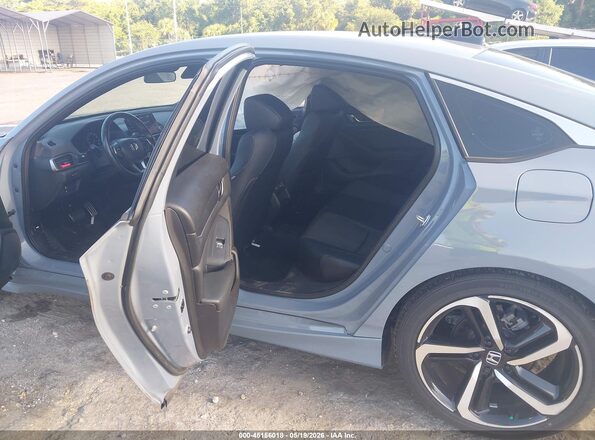1HGCV1F35NA088326 2022 HONDA ACCORD Gray Widok naklejki z numerem VIN