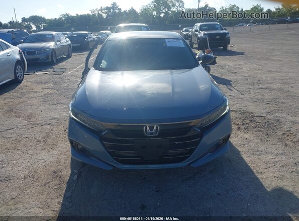 1HGCV1F35NA088326 2022 HONDA ACCORD Gray Widok zestawu wskaźników