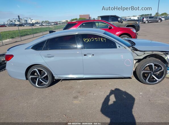 1HGCV1F35NA093851 2022 HONDA ACCORD Blue Rear interior view