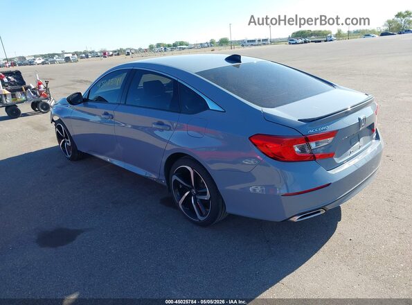 1HGCV1F35NA093851 2022 HONDA ACCORD Blue Rear left