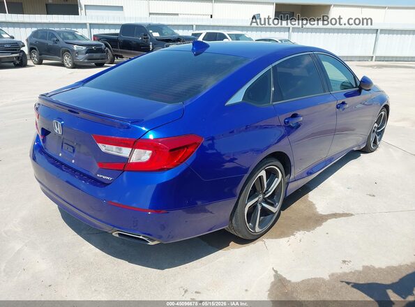 1HGCV1F36JA053255 2018 HONDA ACCORD Blue 