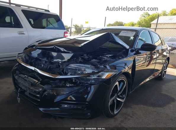 1HGCV1F36JA087728 2018 HONDA ACCORD Black 