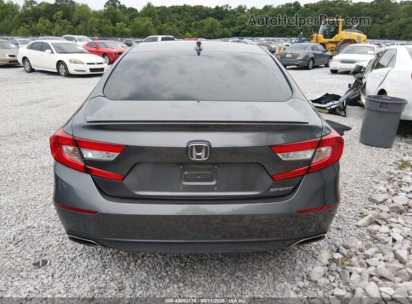 1HGCV1F36JA187621 2018 HONDA ACCORD Gray 