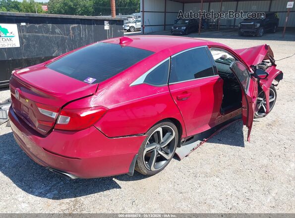 1HGCV1F36JA217958 2018 HONDA ACCORD Красный 