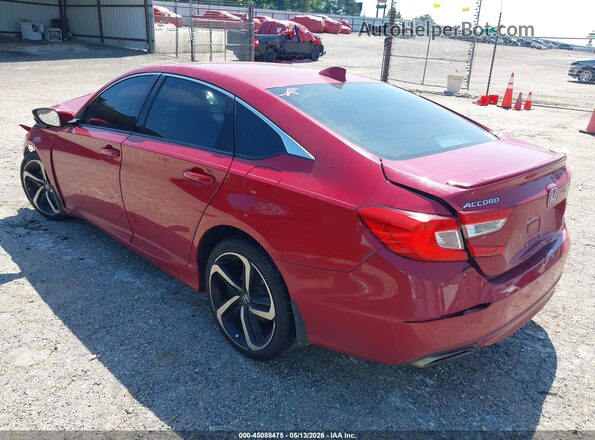 1HGCV1F36JA217958 2018 HONDA ACCORD Красный 