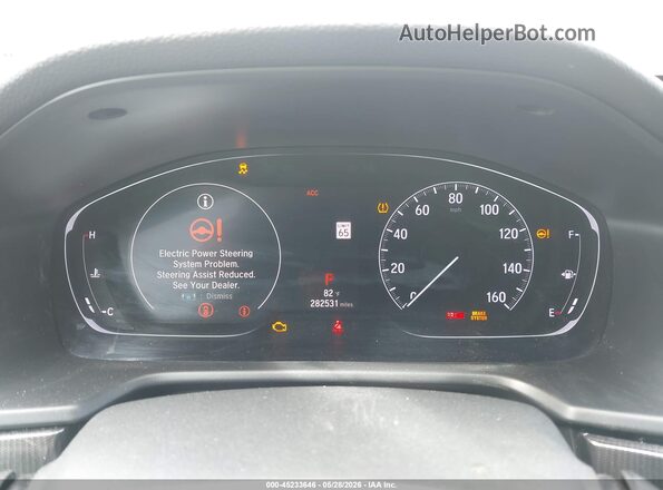 1HGCV1F36JA250832 2018 HONDA ACCORD Gray Հետևի նստատեղերի տեսք
