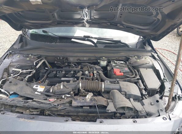 1HGCV1F36JA250832 2018 HONDA ACCORD Gray Հետևի տեսք