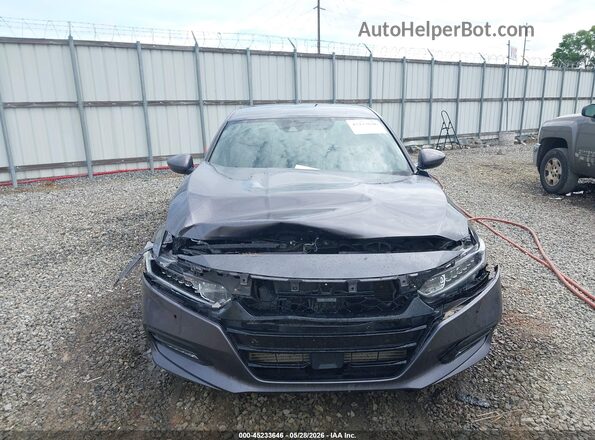 1HGCV1F36JA250832 2018 HONDA ACCORD Gray Սարքավորումների վահանակի տեսք