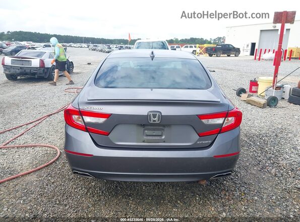 1HGCV1F36JA250832 2018 HONDA ACCORD Gray 