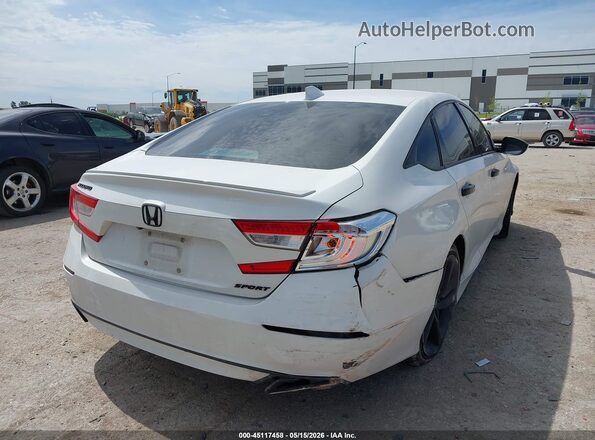 1HGCV1F36KA009144 2019 HONDA ACCORD Белый Задняя правая четверть